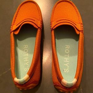 Brand New Rothy’s The Driver in Cognac, size 8